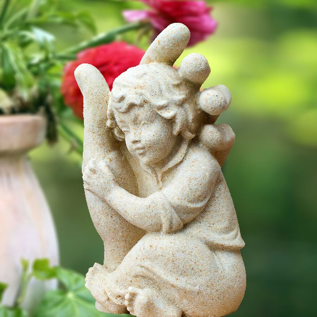  Schützende Hand Figur Mit Mädchen - Samy