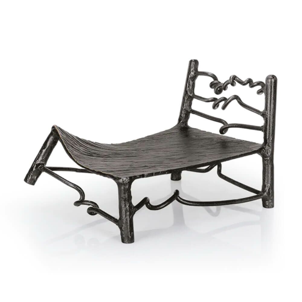  Schwarze Bett-Dekofigur Aus Bronze - Limitiert - Bed Of Frustration