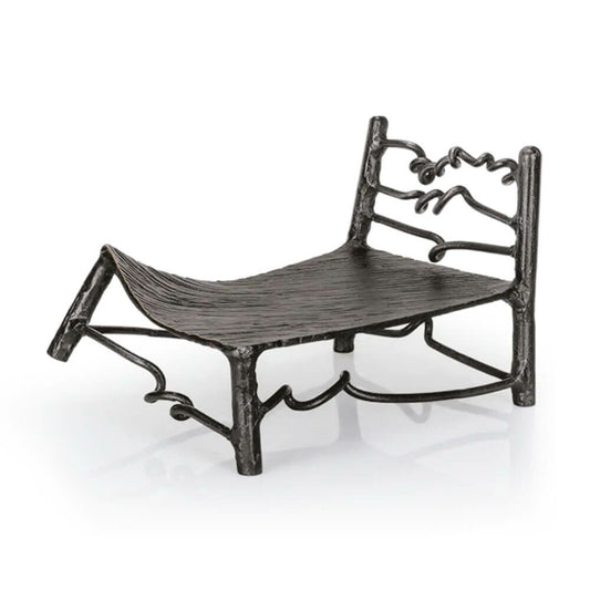  Schwarze Bett-Dekofigur Aus Bronze - Limitiert - Bed Of Frustration