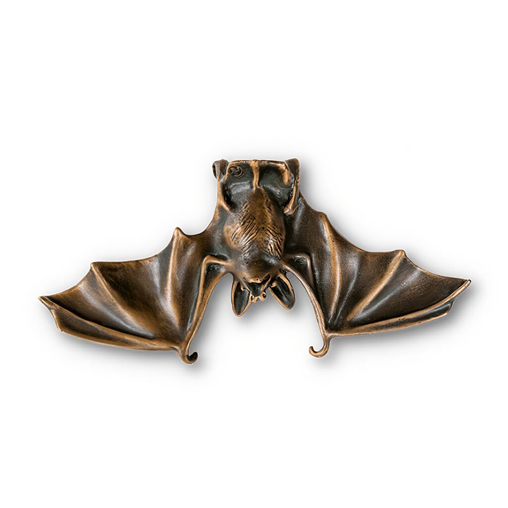 Set Aus 3 Bronze Fledermäusen Zur Wandbefestigung - Fledermäuse Set