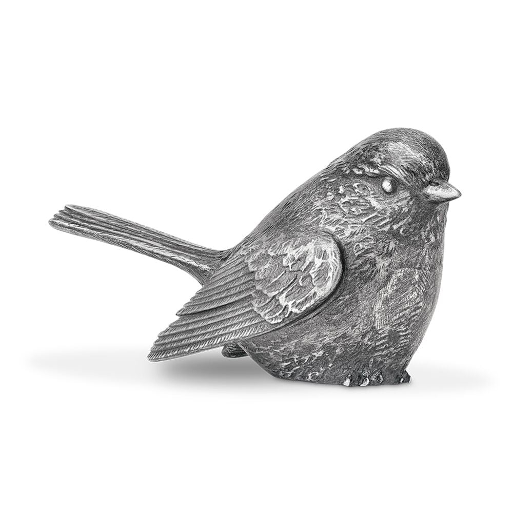  Sitzende Blaumeise - Vogelfigur Aus Alu Für Den Garten - Blaumeise Via