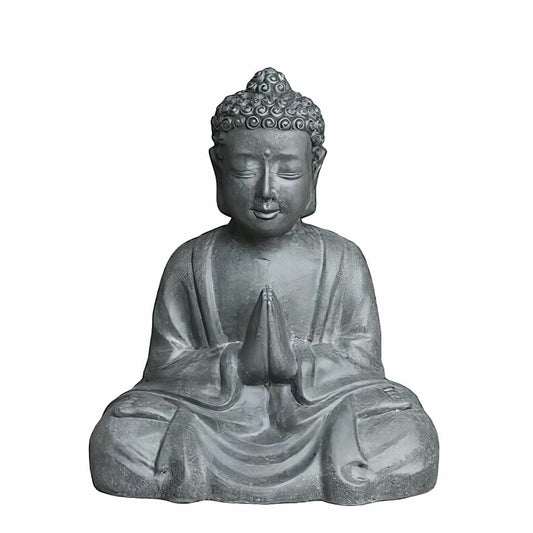  Sitzende Buddhafigur Für Den Garten Aus Polystone - Asketado