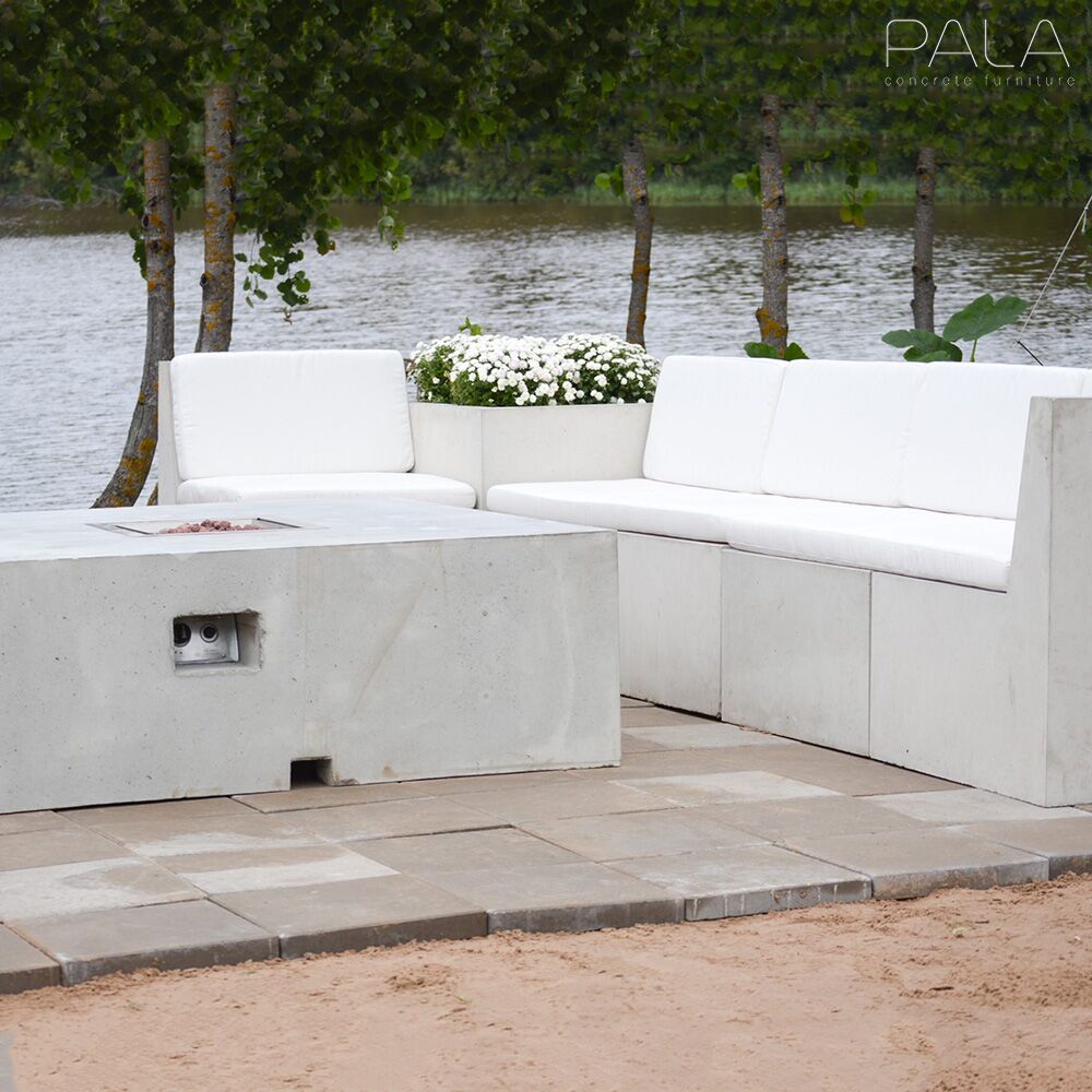 Sitzmodul Aus Beton Als Gartensessel Oder Für Die Loungeecke - Aino
