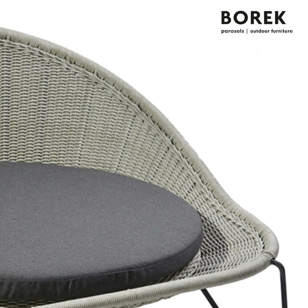  Sonnenliege Rund Von Borek - Edelstahl - Grau - Mit Polster Kissen - Pasturo Sonnenliege