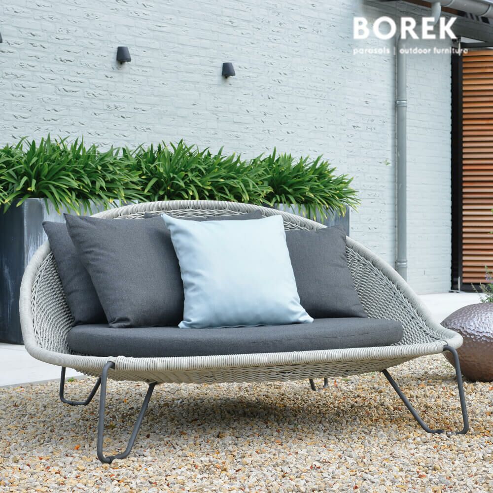  Sonnenliege Rund Von Borek - Edelstahl - Grau - Mit Polster Kissen - Pasturo Sonnenliege