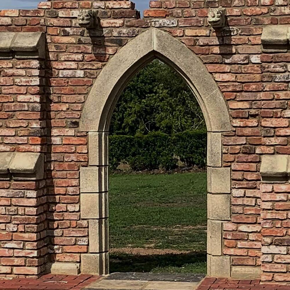  Spitze Torumrandung Für Gartenruinen Aus Steinguss - Arc Percho