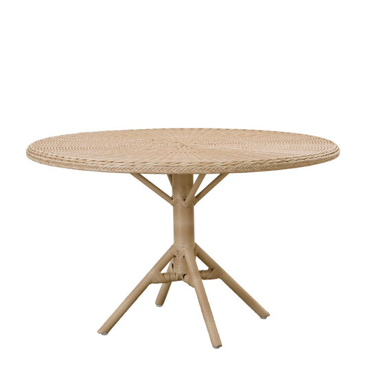  Stabiler Esstisch Für Den Garten In Rattan Optik - Rund - Esstisch Keld