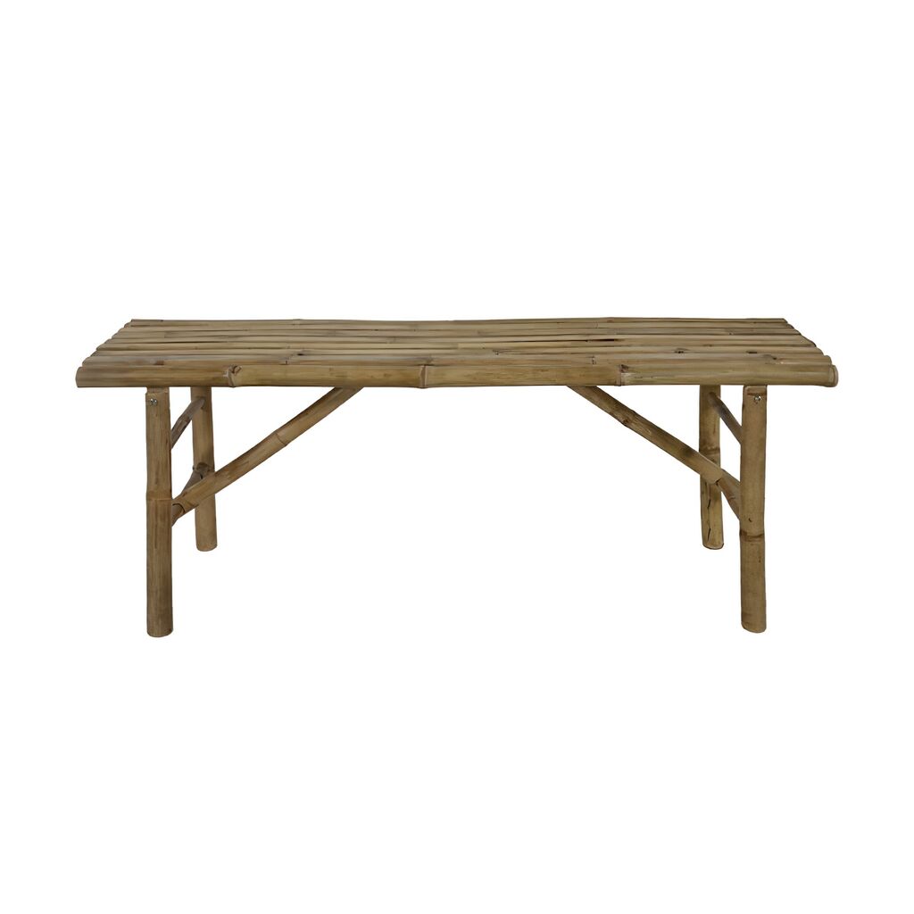  Stabiler Loungetisch Aus Bambusholz 120cm - Kaffeetisch Bambana