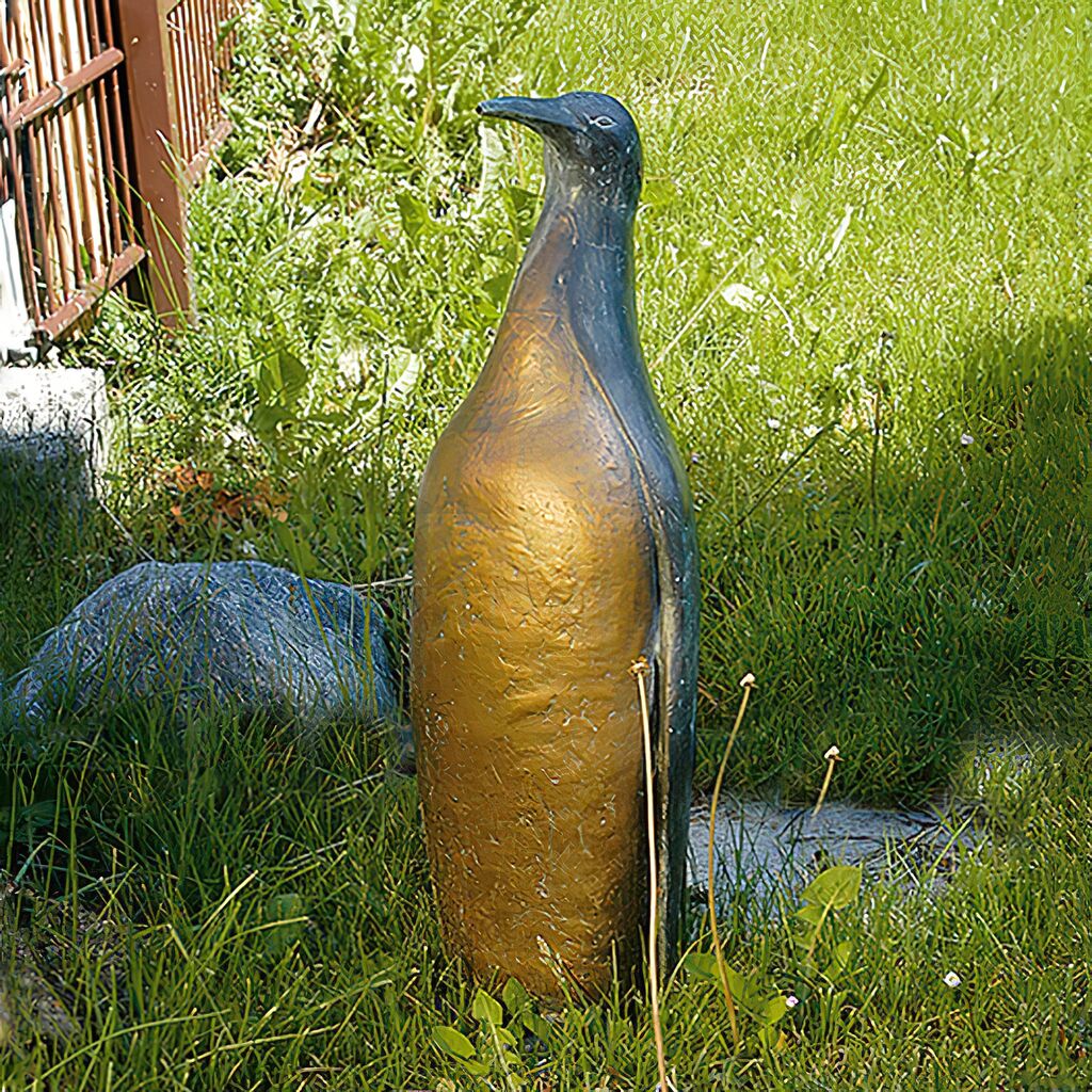  Stehende Bronze Pinguinfigur Aus Limitierter Edition - Pinguin