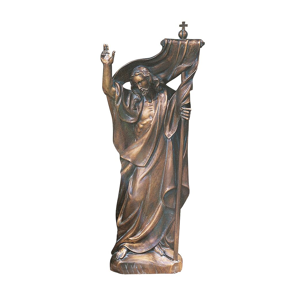  Stehende Jesus Christus Gartenskulptur Aus Bronzeguss - Christus Auferstehung