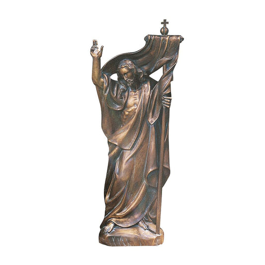  Stehende Jesus Christus Gartenskulptur Aus Bronzeguss - Christus Auferstehung