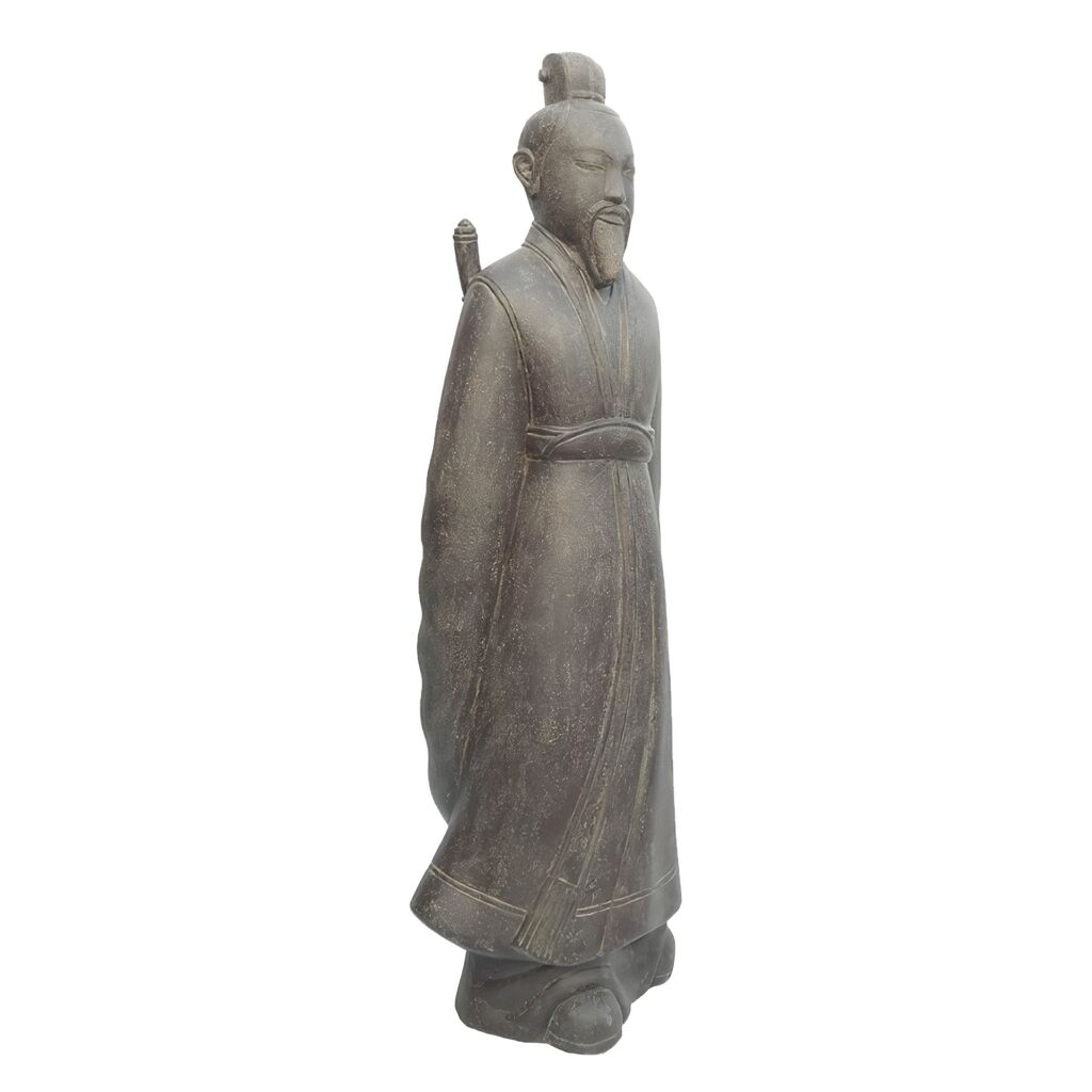  Stehende Samurai Krieger Figur Mit Schwert Aus Steinguss - Andri