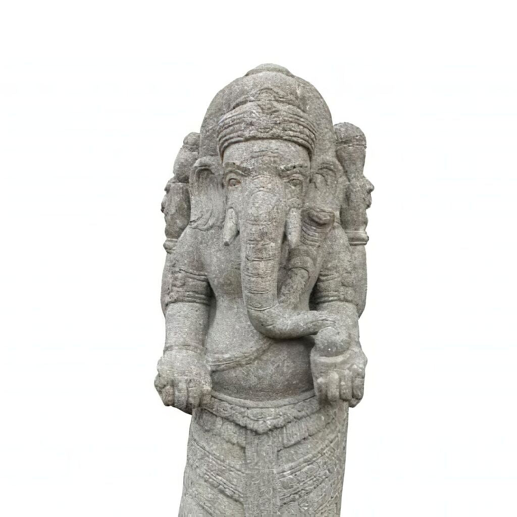  Stehender Ganesha Aus Naturstein - Kala