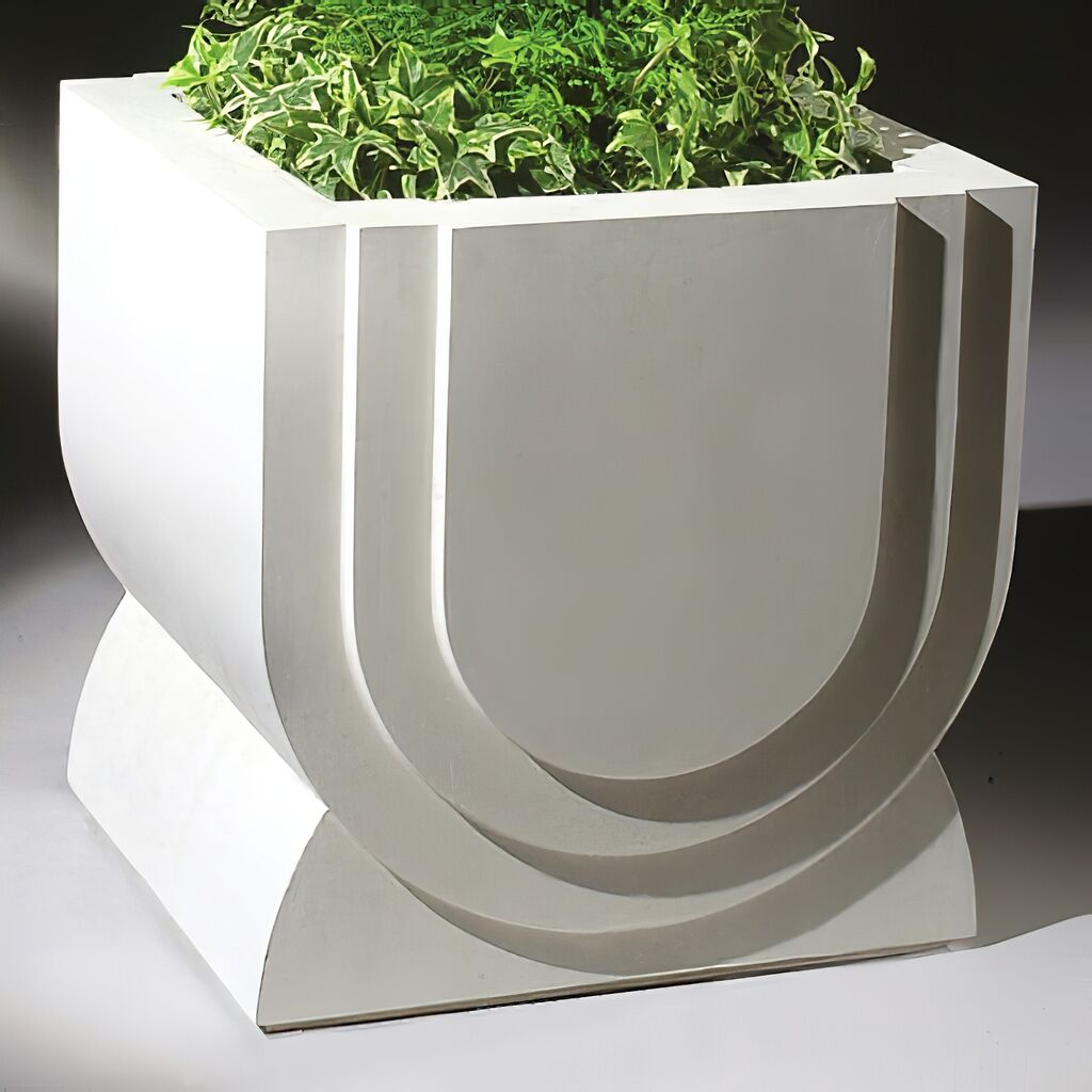  Stein Blumenkübel Modern Eckig - Rogelius