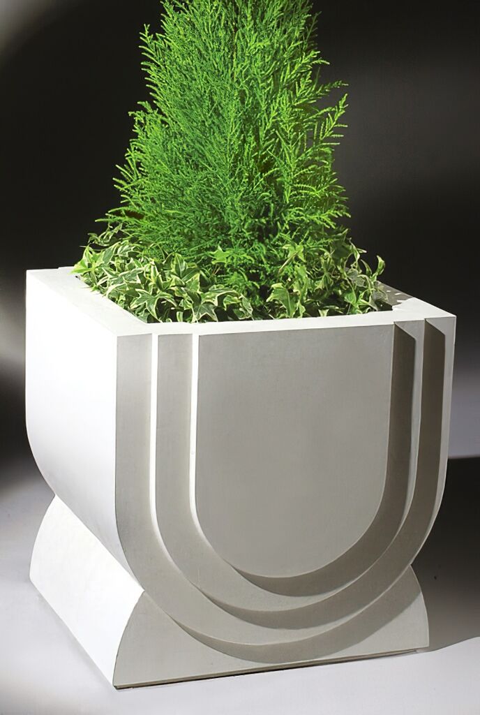  Stein Blumenkübel Modern Eckig - Rogelius