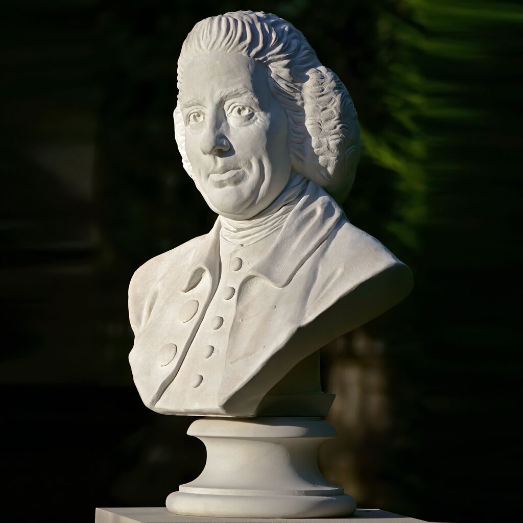  Stein Büste Lancelot 'Capability' Brown - Lancelot Brown