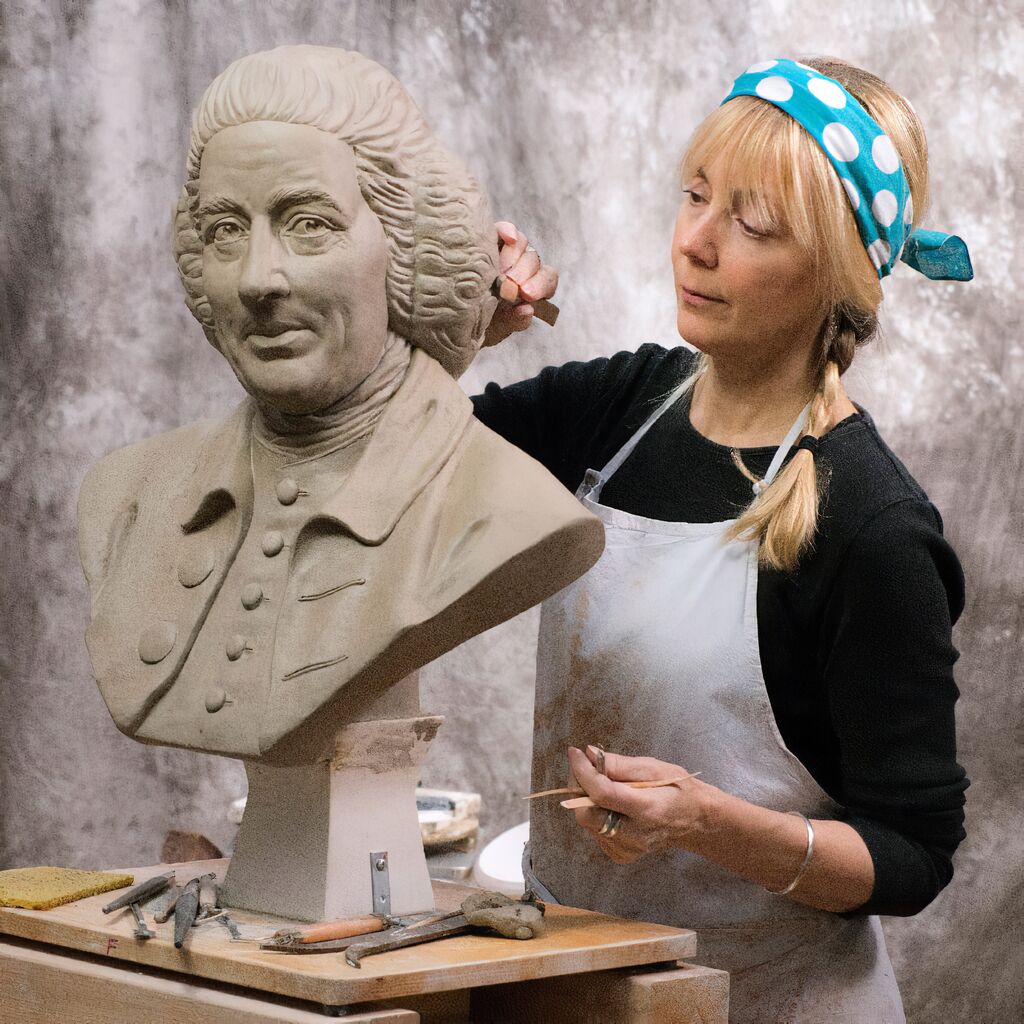  Stein Büste Lancelot 'Capability' Brown - Lancelot Brown