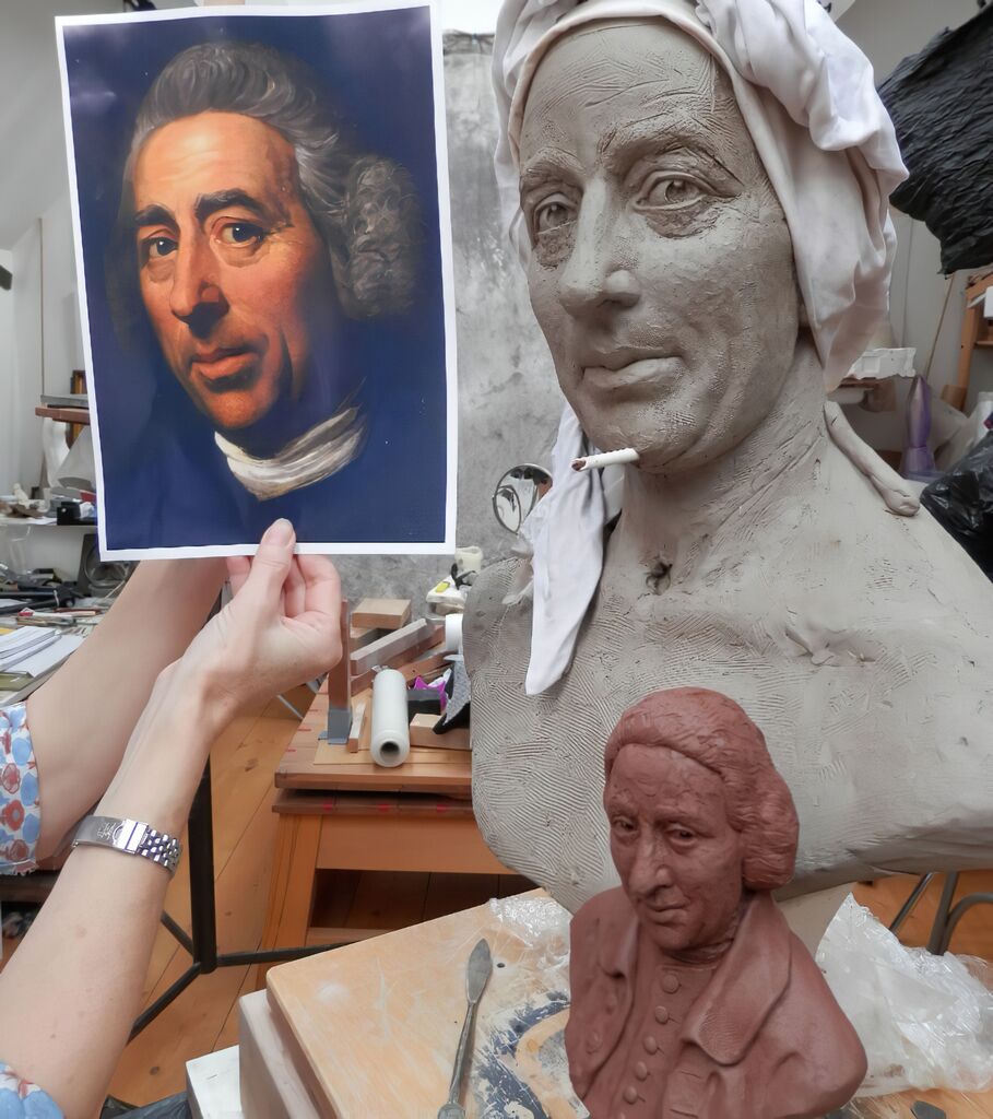  Stein Büste Lancelot 'Capability' Brown - Lancelot Brown