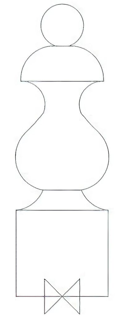  Stein Figur Für Mauerpfeiler - Galba