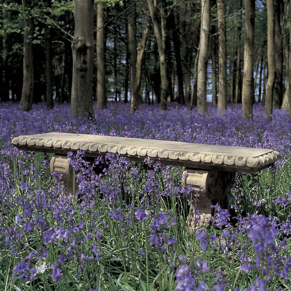  Stein Gartenbank Mit Antik Finish - Sherwood