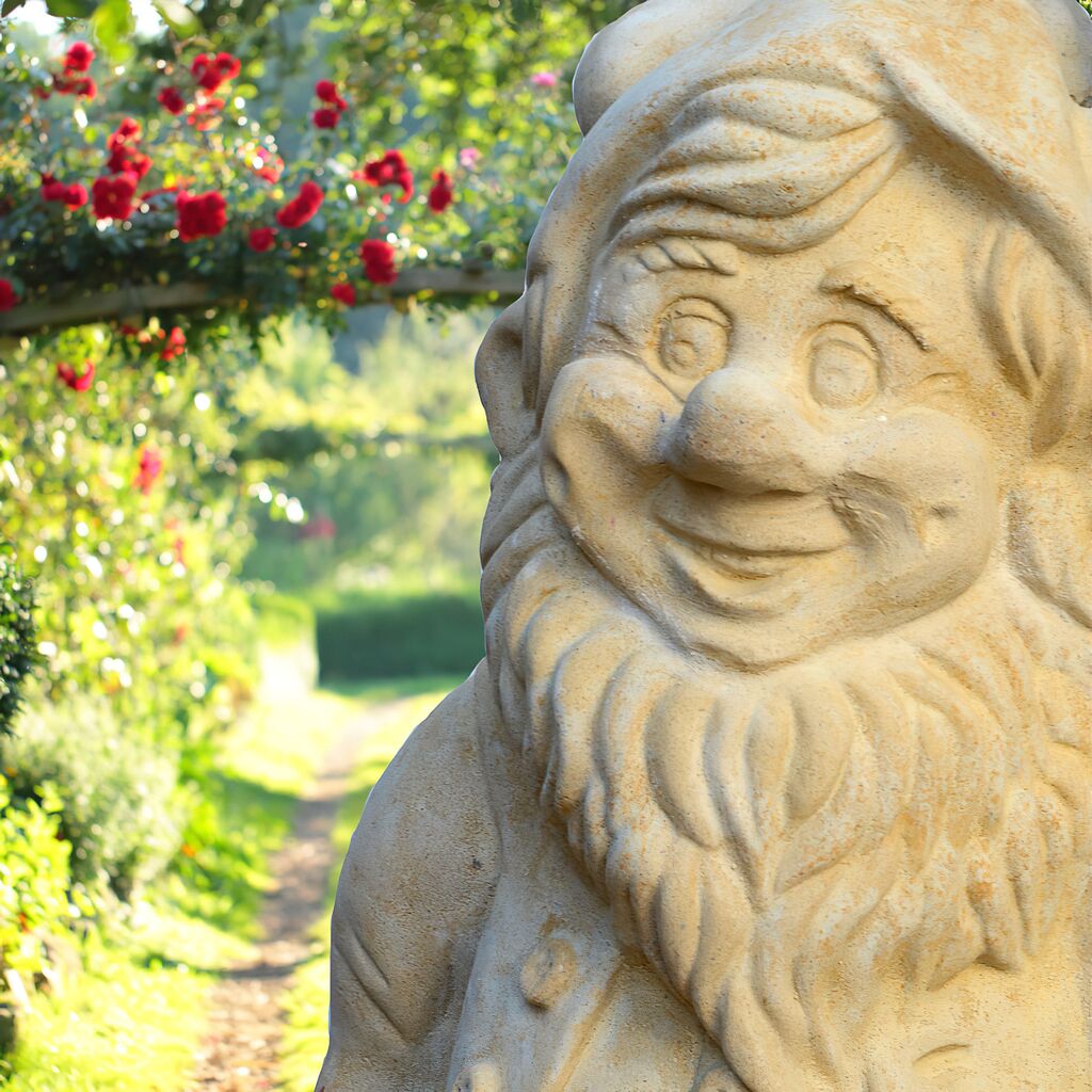  Stein Gartenzwerg Groß Mit Laterne - Rudolphus