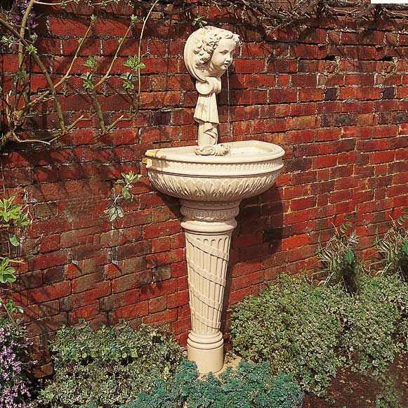  Stein Wandbrunnen Antik - Harston House