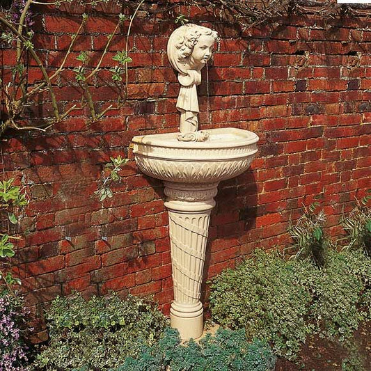  Stein Wandbrunnen Antik - Harston House