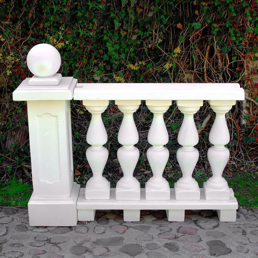  Steinguss Balustrade Mit Vasenförmigen Balustern Für Elegantes Geländer - Cyriacus