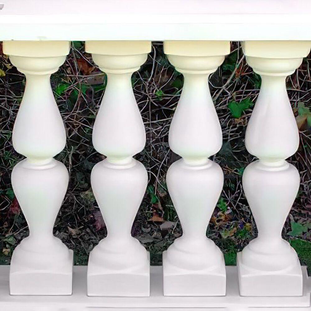  Steinguss Balustrade Mit Vasenförmigen Balustern Für Elegantes Geländer - Cyriacus