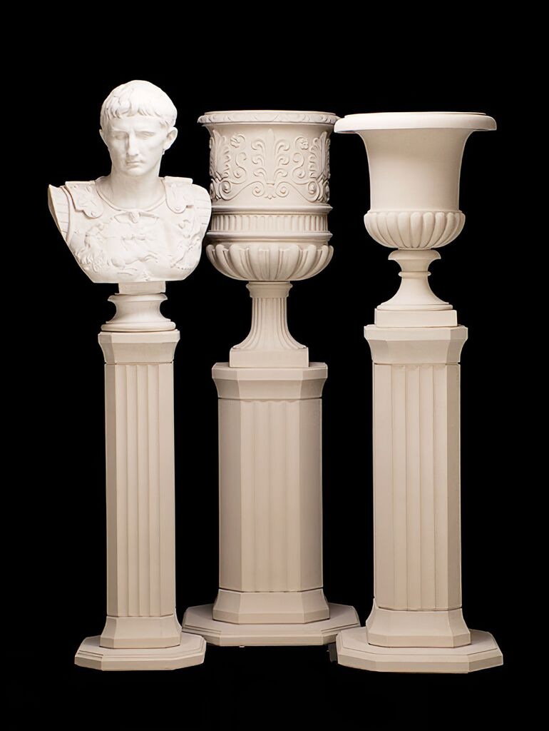  Steinguss Dekosäule Garten - Ganymed