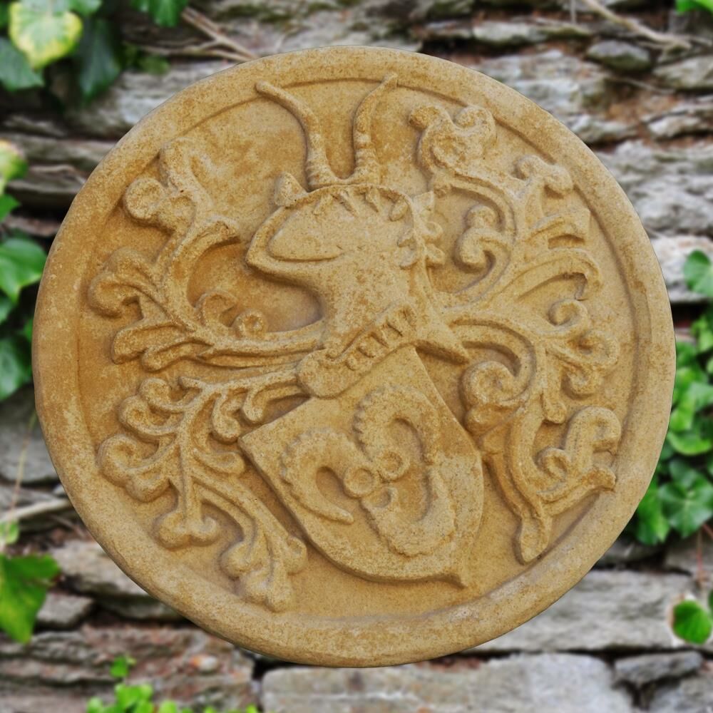  Steinguss Relief Zur Wandmontage Rund - Alivio
