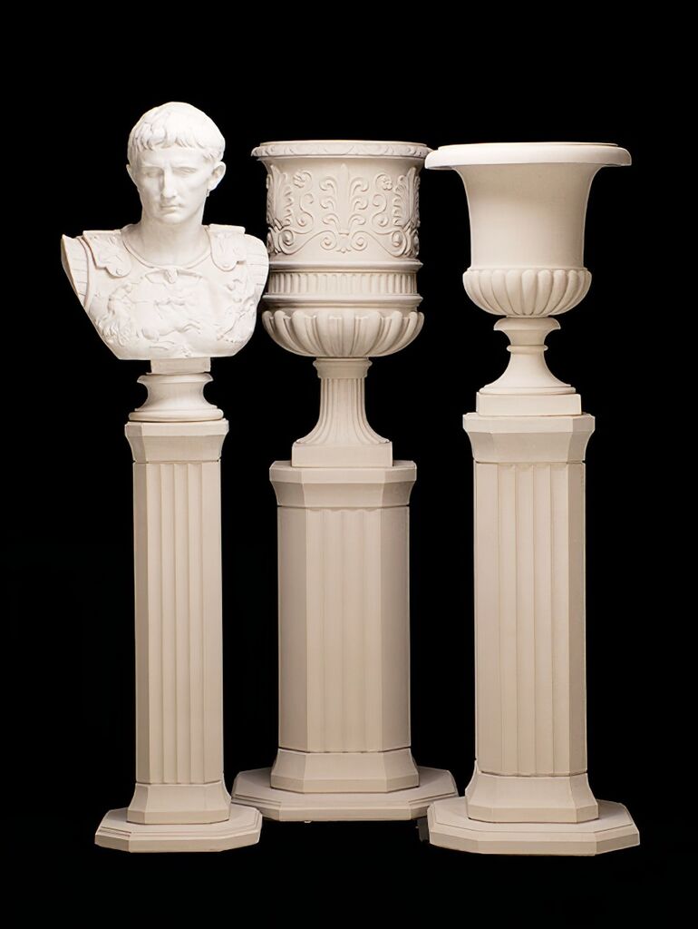  Steinguss Säule Garten - Thanatos