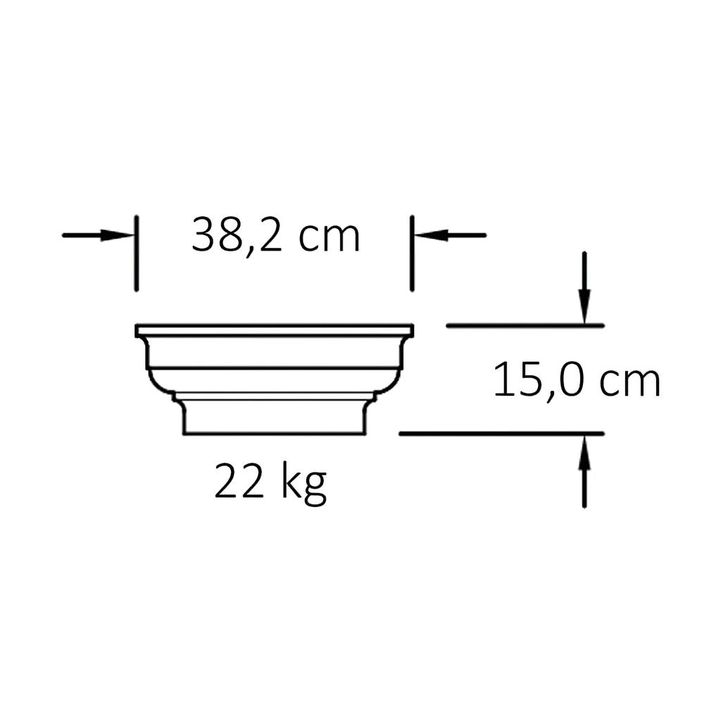  Steinsäule Toskanisches Design Mit Kapitell - Wiltshire