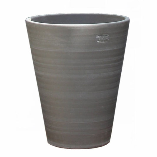  Steinzeug Übertopf Für Draußen - Frostsicher - Schiefer-grau - Modern - Amphiro Gris