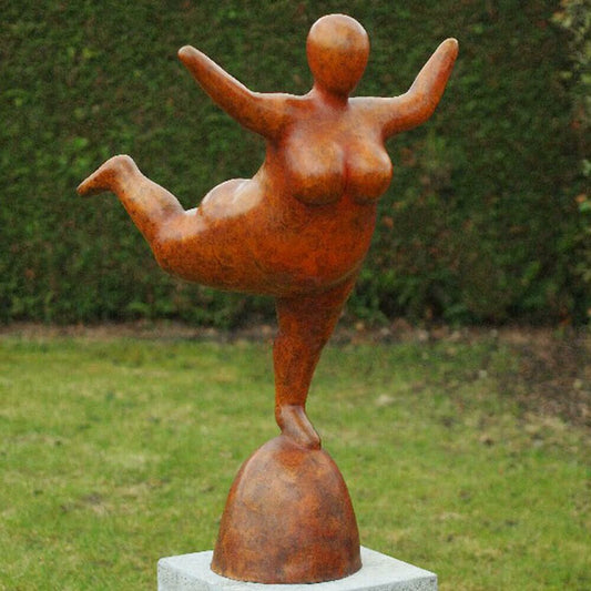  Stilistische Balletttänzerin Aus Bronze In Kupfer - Geraldina