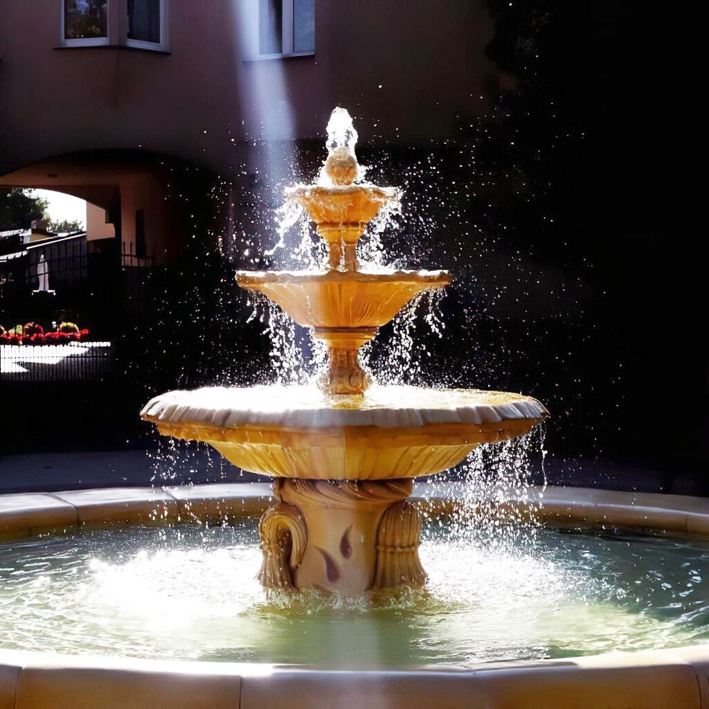  Stilvoller Kaskaden Gartenbrunnen Im Italienischen Stil Mit Pumpe - Clemente