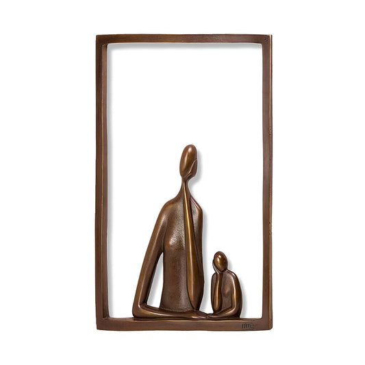 Stilvolles Bronze Wandrelief Mit Bilderrahmen - Pour Moi Deux