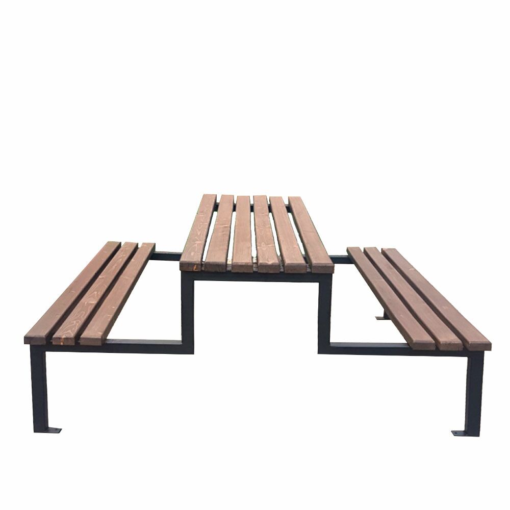  Stilvolles Picknick Möbel-Set Aus Metall Und Holz Für Außenanlagen - Aoalsteinn