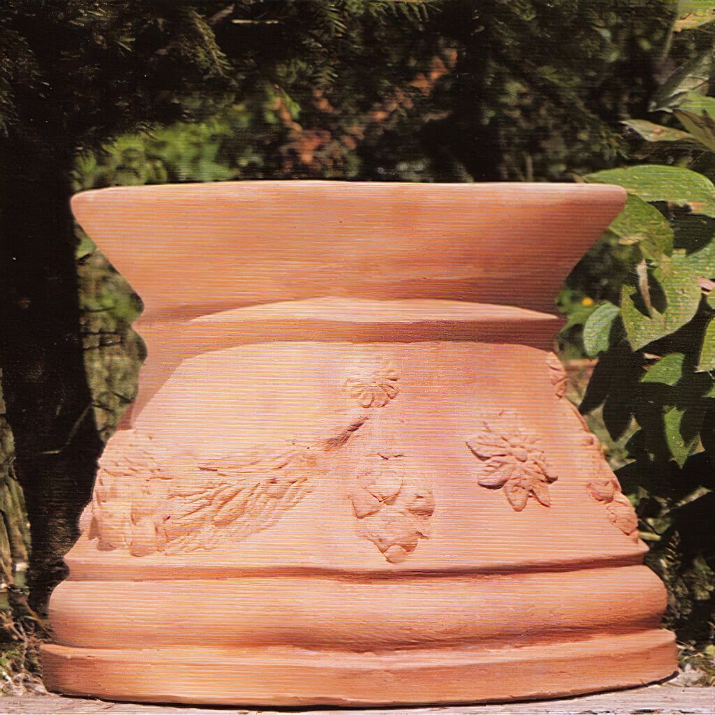  Stilvolles Podest Aus Terrakotta Für Skulpturen - Amedeo