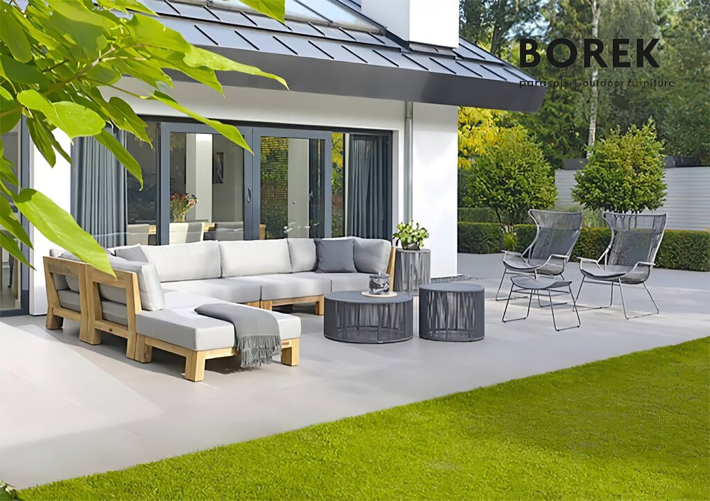  Teakholz Couchmodul Für Loungeecken - Rechtsmodul Cadiz