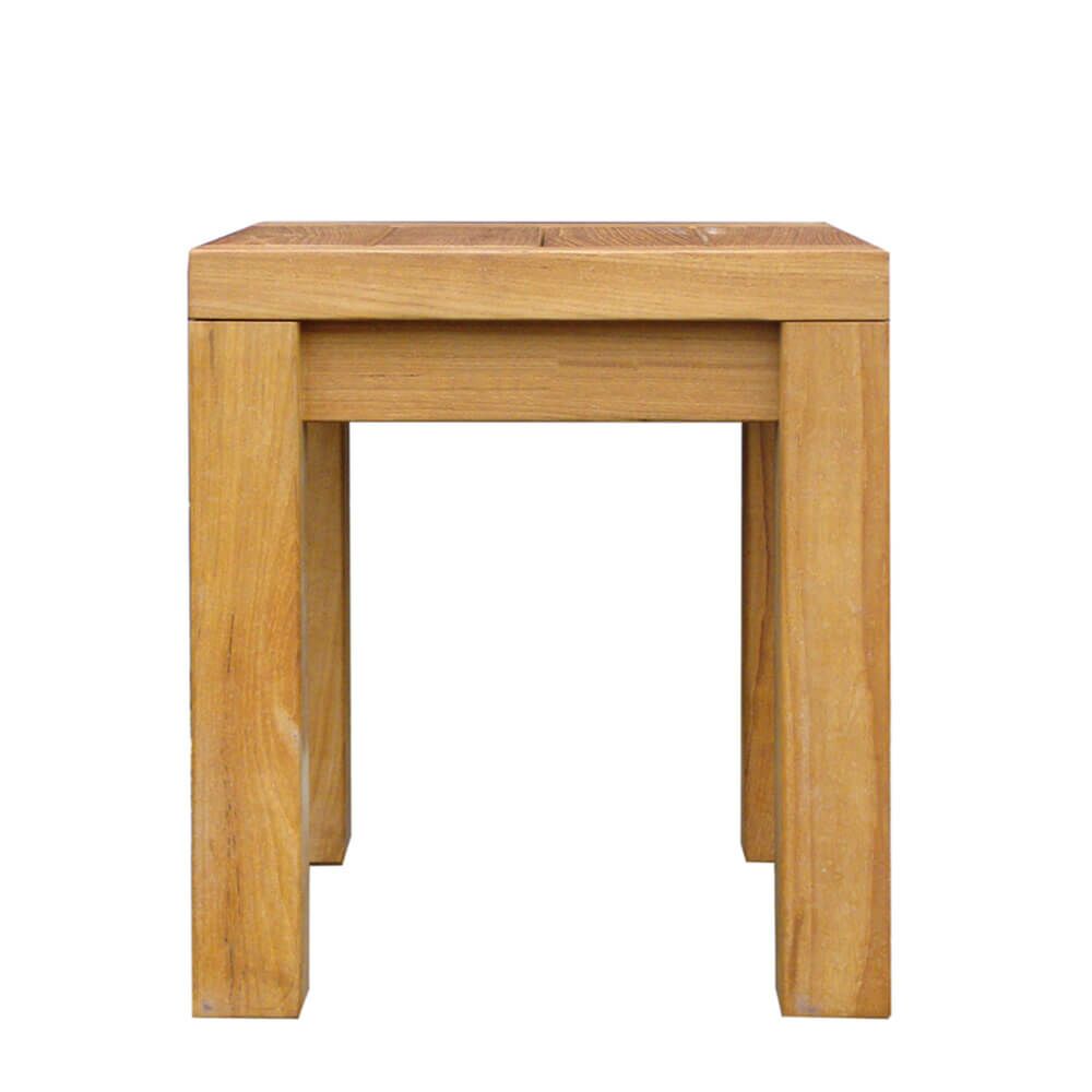  Teakholz Gartenhocker - Modern - Lucy Hocker