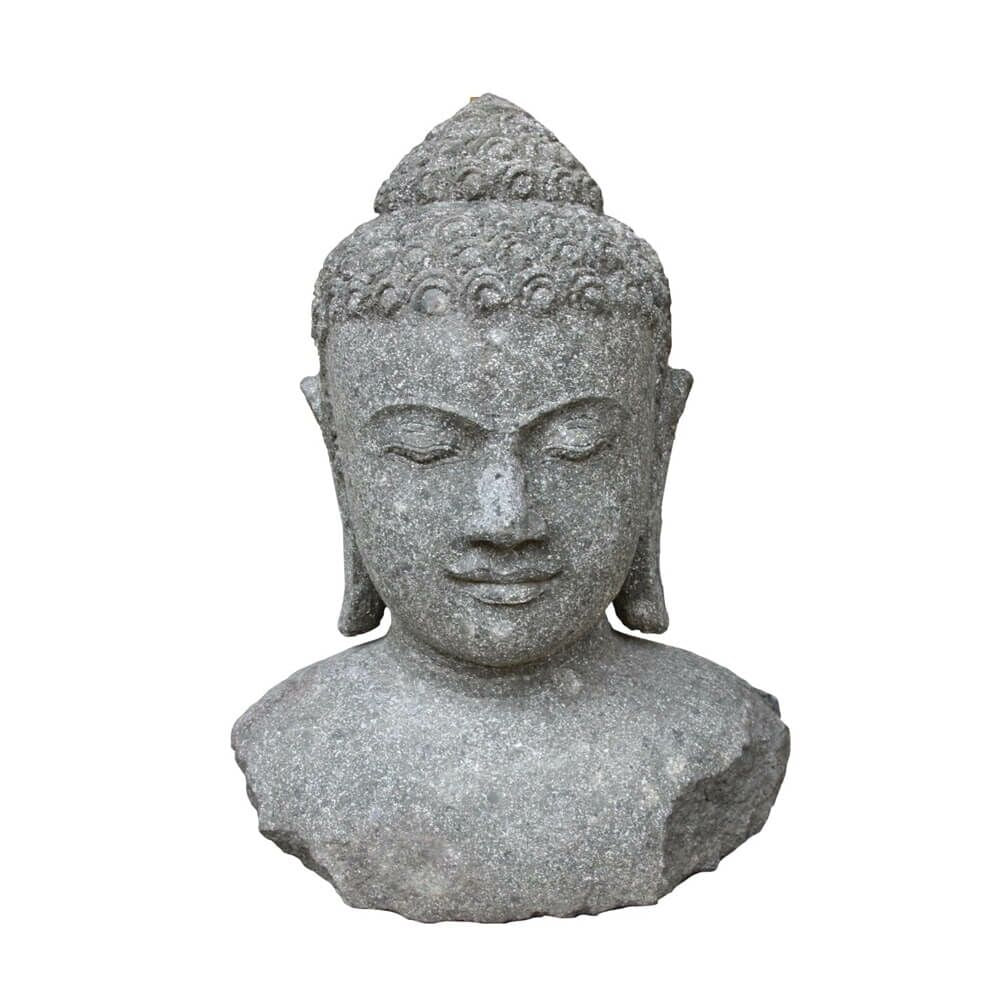  Thai Buddha Naturstein Kopf - Rhaaki