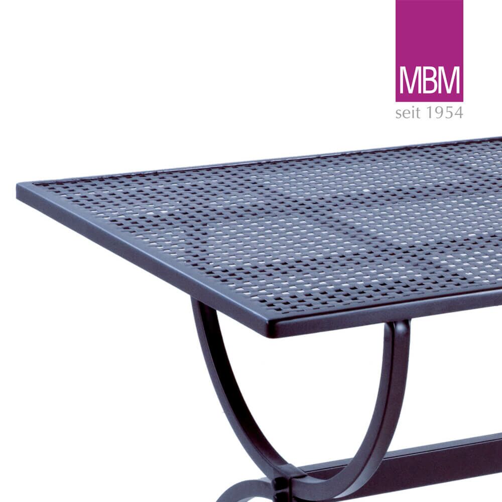  Tisch Für Draußen - MBM - Metall/Eisen - Rustikal - 75x125x73cm - Tisch Romeo