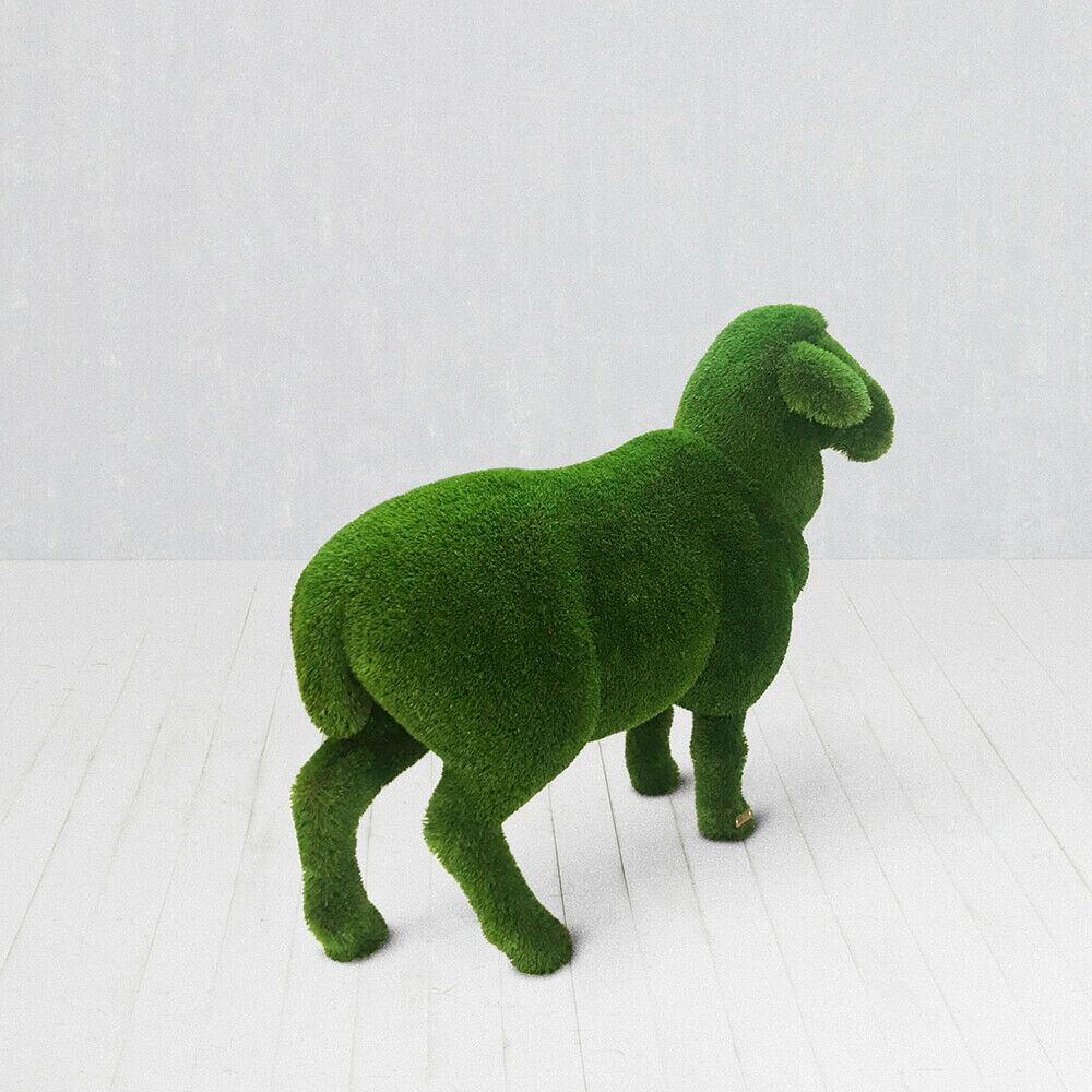  Topiary Gartenfigur Schaf - GFK & Kunstrasen - Sanora