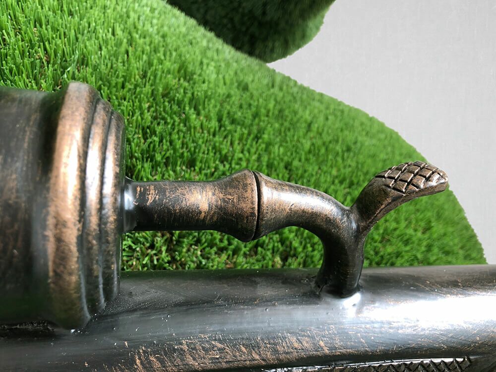 Topiary Gartenfigur Schweinchen Aus Metall, GFK & Kunstrasen - 3 Kleine Schweinchen