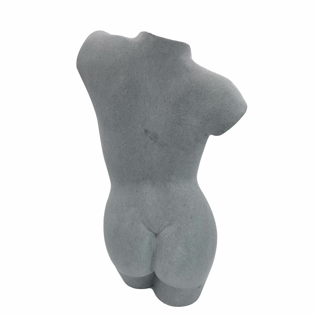  Torso Frau In Zement-Optik Aus Polystone - Donna