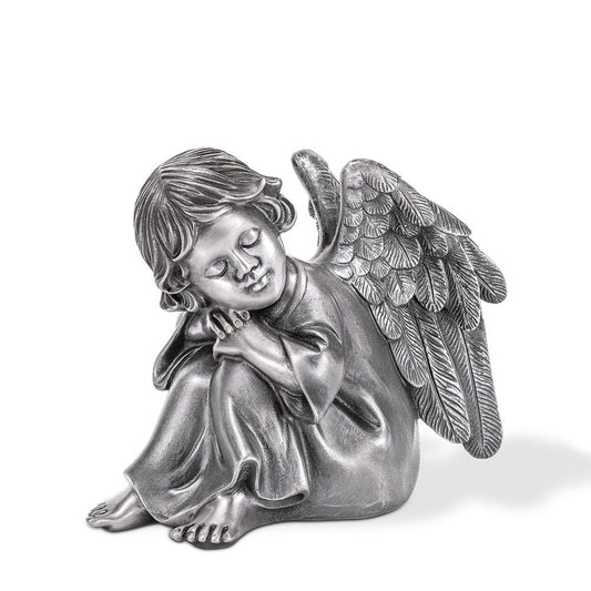  Träumende Engelfigur Für Den Garten Aus Bronze Oder Aluminium - Paula