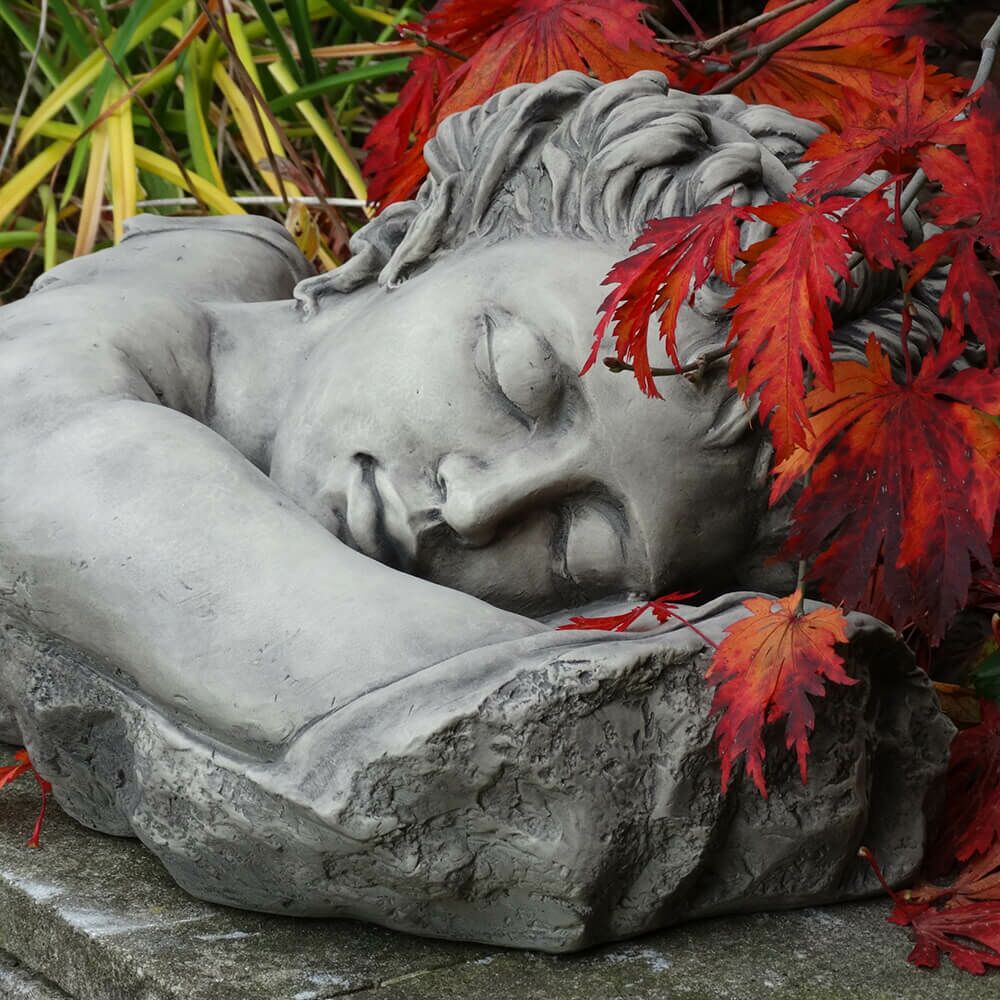  Träumende Steinguss Frauenbüste Für Den Garten - Bromia