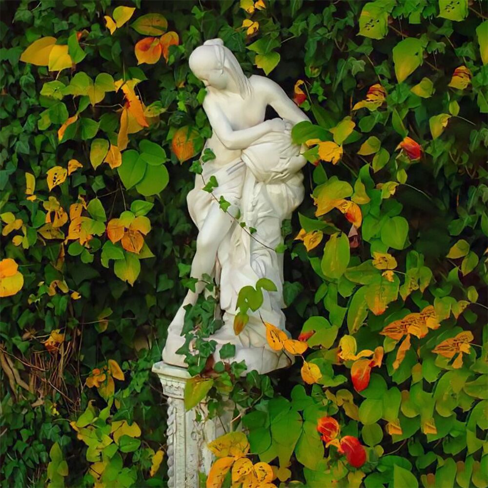 Venus Frauenskulptur Wasserspiel Aus Steinguss Für Den Teich - Klio
