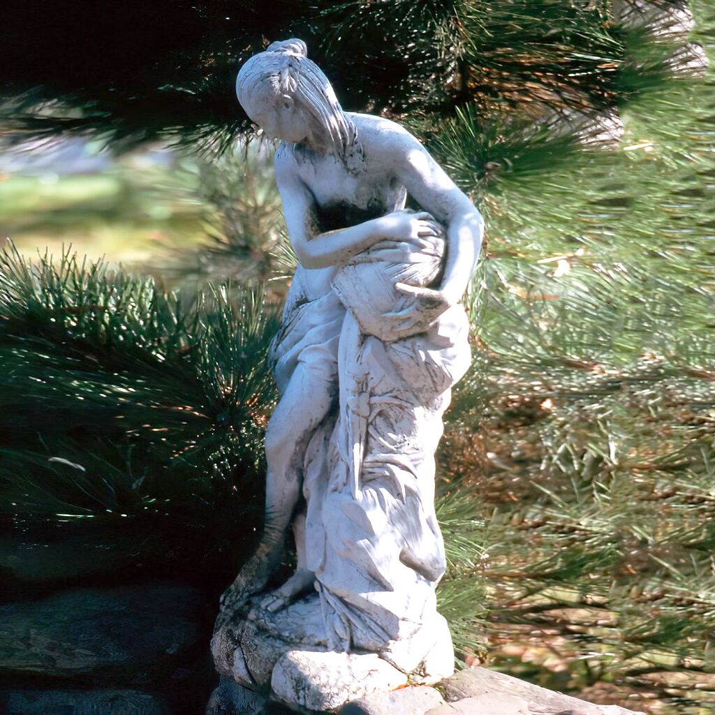  Venus Frauenskulptur Wasserspiel Aus Steinguss Für Den Teich - Klio